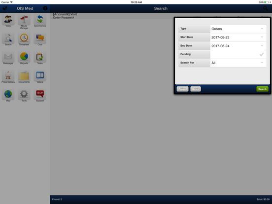 OIS Med iPad  سکرین شاٹس